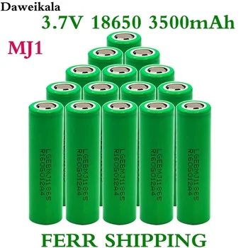 100% prvotne Novo 18650 baterija Akumulatorska baterija 3,7 V 3500mAh za elektronske cigare svetilka za LG MJ1 3500mAh Baterije