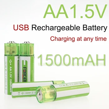 100% čisto nov AA 1,5 V baterija 1500mAh USB, daljinsko upravljanje brezžične miške