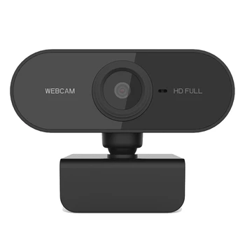 1080P Webcam HD Kamero USB S Mikrofon, HD Webcam, USB Kamero Za PC, Laptop, Zoom, Skype, Facetime, Windows, Linux