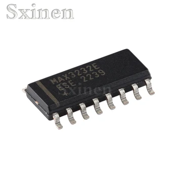 10PCS/VELIKO MAX3232EESE+T SOIC-16 res RS-232 / oddajnik čip s hitrostjo do 1Mbps
