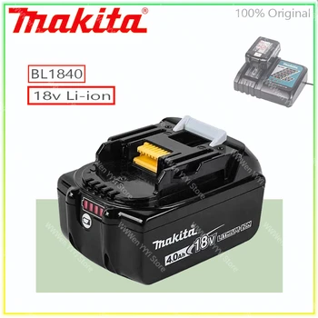 18V 4000 mah Makita Original Z LED litij-ionska zamenjava LXT BL1860B BL1850 Makita, polnilne, električno orodje, baterije 4.0 AH