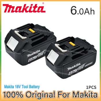 18V 6.0 Ah 5.0 Ah Makita Z LED litij-ionska zamenjava LXT BL1860B BL1860 BL1850original Makita polnilna moč orodje na baterije