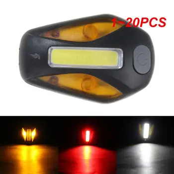 1~20PCS Luči LED Dvojna Bliskavica, Kolesarjenje KOM SMD Rep MTB Spredaj Lučka Opozorilo Rep Lučka USB Dvojno Bliskavico