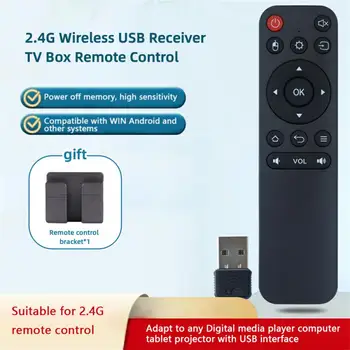 2.4 G USB Brezžični Daljinski upravljalnik, Sprejemnik TV Box BLE 5.0 Android Smart TV Okno In PC/TV, Brezžični zabavna Elektronika