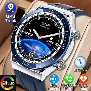 2023 Nove Poslovne Končni Pametno Gledati Huawei Moških Bluetooth Klic Kompas NFC 100+ Sprots Smartwatch Nepremočljiva Ure IOS
