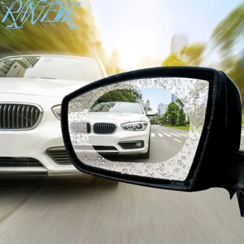 2Pcs Avto Rearview Mirror Anti Vode Film Za Renault Koleos Clio Scenic in Megane delovna halja Sandero Captur Twingo
