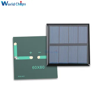 2V 150mA 60*60 Mini Sončne celice Epoksi Odbor Solarno Polnjenje Solarni Modul Moči Razsvetljave Celice Polnilnik Odbor DIY