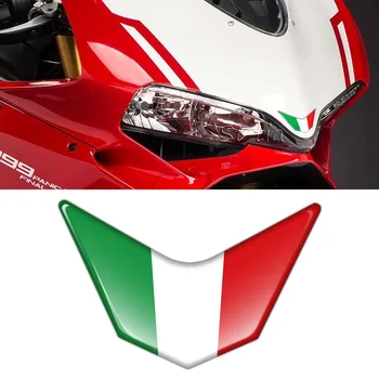 3D Smolo Motocikel Prednji Oklep Decals Italija Nalepke Primeru za Ducati 959 969 1199 1299 PANIGALE V4 S R SUPERSPORT