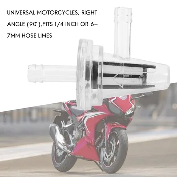 3Pcs Univerzalno motorno kolo pravim Kotom Inline Filter za Gorivo 1/4 inch 6 mm Cev Linije za KAWASAKI Yamaha