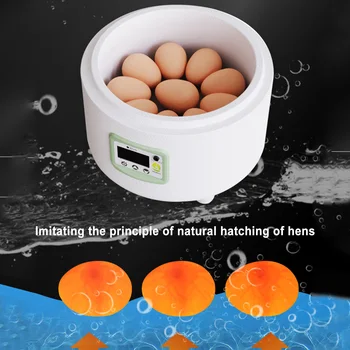 9 Jajc Doma Inkubator Samodejni Nadzor Temperature Inkubator Orodje Majhna Plastična Bionic Vodni Postelji Kmetije Ptic, Jajce Inkubator