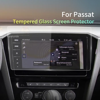 Avto Nalepke Protector Za Navigacijo VW Passat 2023 Kaljeno Steklo Zaščitno folijo Prikaz Navigacije Vozila Dodatki