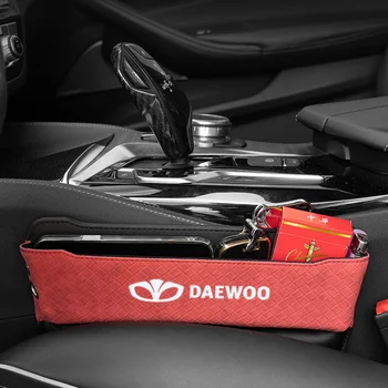 Avto Sedež Organizatorja Crevice Škatla za Shranjevanje za Daewoo Logotip Winstom Espero Nexia Matiz Lanos Avto Dodatki