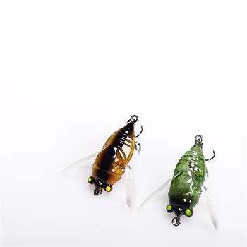 Bionic Cicada 5 cm Majhne In Lepe Cast Daleč Pet Barv so na Voljo Veren In Pametno Bionic Cicada Lure Luya Chan Težko Vabe