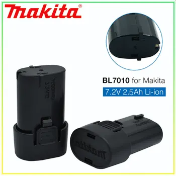 BL7010 Makita 7,2 V 2500mAh Li-ionska Baterija za Polnjenje TD090D 100% Novo za Makita DF030D DF330D TD021 ML704 194355-4 194356-2
