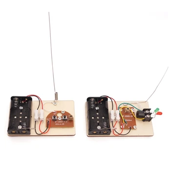 Brezžične Telegrafske Sprejemnik Oddajnik Modul DIY Toy Model Električnega Tokokroga, Znanstveni Eksperiment Materialov Kit