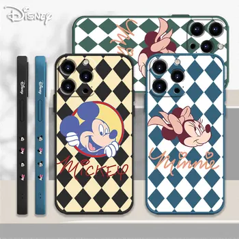 Disney Mickey Minnie Blok Kombinacija Tekoče Sladkarije Primeru Za iPhone 13 12 11 Pro Mini Max X XR XS Max 7 8 6 6s Plus SE Lupini
