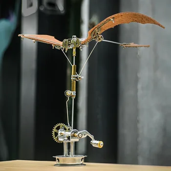 DIY Puzzle Dragon Krilo 3D Kovinski Model za Vgradnjo Diy Model Gradnjo Kompleti Sestavljanje Steampunk Mehanske Uganke Igrača Kompleti za Odrasle
