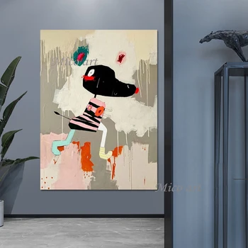 Doma Blaga Wall Art Platno Slikarstvo Abstraktne Umetnine Barve Akril Sodobno Pisarniško Opremo brez okvirjev trgovina na Debelo s 3d-Slike