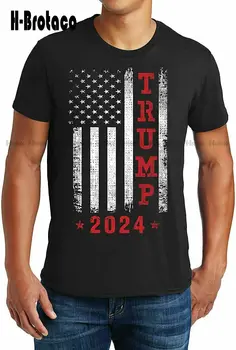 Donald Adut 2024 Predsednik T-Shirt Volitve Amerika Zda Zastavo Grafični Smešno Srčkan T Srajce Smešno Ulične Umetnosti Risanka Tee Nova
