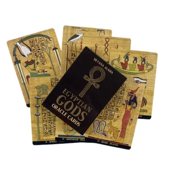 Egipčanski Bogovi Oracle Karte, Tarot Vedeževanje Krova Angleški Vizijo Izdaja Odbor, Igranje Igre Za Stranke
