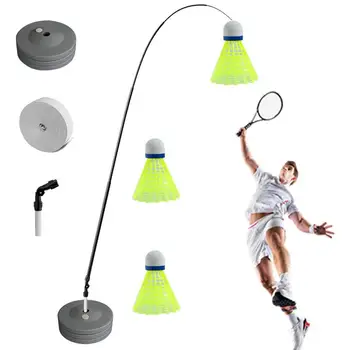 Extensible Badminton Self-Usposabljanje Praksi Orodja Za Igro Na Prostem Nastavite Loparji, Žogice Za Badminton Combo Otroci & Odraslih Badminton Pribor