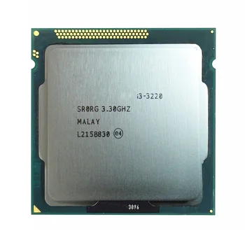 I3 2100 2120 2130 3210 3220 3240 3225 3250 za Intel Core CPU LGA 1155 Dual Core Quad Nit 55W Računalnik Procesor