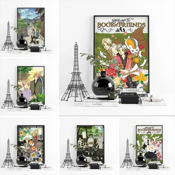 Japonski Anime Doma Dekor Natisnjeni Natsumes Knjiga Prijatelji Slike Slike Wall Art Anime Platno Plakat Postelji V Ozadju