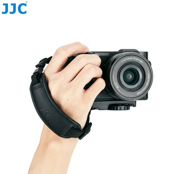 JJC Usnje z Roko Hitro Sprostitev Prijem za Zapestje Pas DSLR Dodatki Za Nikon D80 D90 D5300 D3200 Canon EOS R8 2000D M50