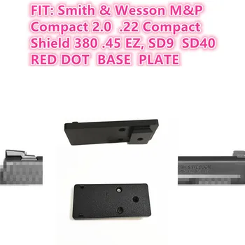 JZ MP Kovinski Optičnih Red Dot Sight Gori Ploščo za Smith & Wesson M&P Kompakten 2.0 SD9VE SD40 Fit Docter ADE Optika Blaznost Znanja