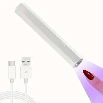 LINMANDA Prenosni Mini UV-Led Lučka za Nohte, Lase Gel za Nohte, Lak za Lase Z USB Kablom Gel lak za Lase Darilo Doma Potovanja Uporabo