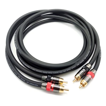 M500 Hi-fi Avdio Povezujejo Skladu Eno Crystal Bakreni Kabel RCA z WBT Plug