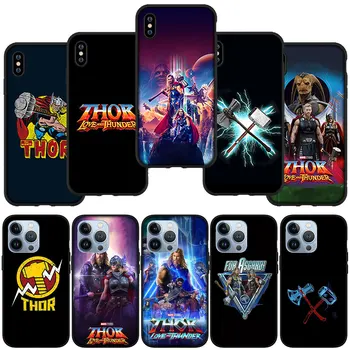Marvel Thor Odinson Super heroe Telefon Kritje velja za iPhone 15 14 13 12 Mini 11 Pro XS Max X XR 7 Plus 8 + 15+ Mehko Ohišje