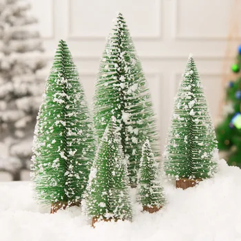 Mini Božično Drevo Namizni Dekor/Shop Okno 2023 Božič Darilo Božični Okraski Okraski za Dom Noel Navidad Novo Leto 2024