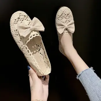 Moda za ženske sandale priložnostne ravno Ženske Votel Platformo Priložnostne Čevlji Barva Dihanje Klin Espadrilleshj76
