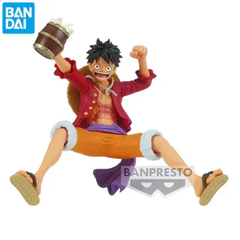Na Zalogi ENEM KOSU Monkey D. Luffy Banket Pivo BANDAI Original Anime figuric Model Igrače Fantje Dekleta Zbirateljske Darila 9 cm