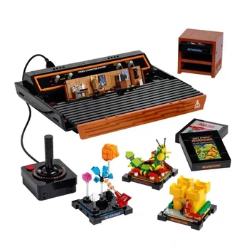 NA ZALOGI Ustvarjalnost Atari 2600 Gradnike Modela Fit 10306 MOC Letnik Igralno Konzolo Opeke Igrače za Fante Rojstni dan Darilo Komplet