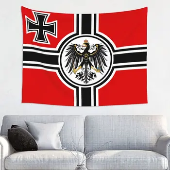 Nemški DK Reich Imperij Zastavo, Tapiserija, Hipi Tkanine Steni Visi Nemčiji Ponosni Doma Dekor Tabela Kritje Psihedelični Tapiserije