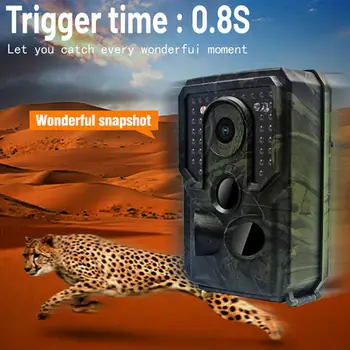 Nepremočljiva Wildlife Fotoaparat na Prostem Mini Trail Camera 4K 20MP 1080P Ir Noč Sledenje Senzor Lovska Kamera