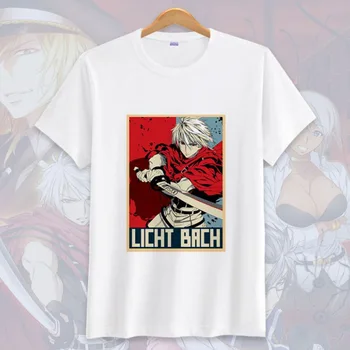 Novi Anime Plunderer Licht Bach cosplay T-shirt moški majica Kratek Rokav Vrhovi Tee