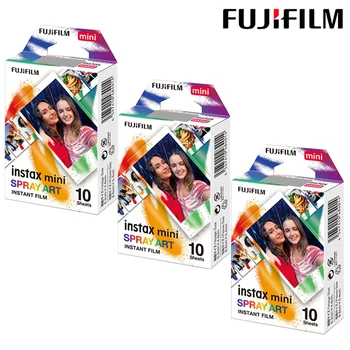 Novo Fujifilm Instax Mini Film Instax Mini 11 Spray Design Art Film Fuji Mini 11 8 9 7s 25 26 70 90 Instant Fotoaparat SP-1 SP-2