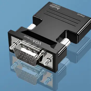 Novo VGA HDMI je združljiv Adapter Pretvornik HDMI 1080P-združljiv Z VGA Adapter Za Prenosni RAČUNALNIK Na TELEVIZOR, Projektor