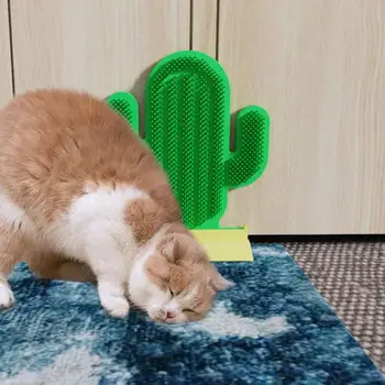 Odlično Mačka Scratcher Razstaviti Vesel Razpoloženje odporen na Praske Kaktus Oblikovan Teksturo Drgnjenje Post