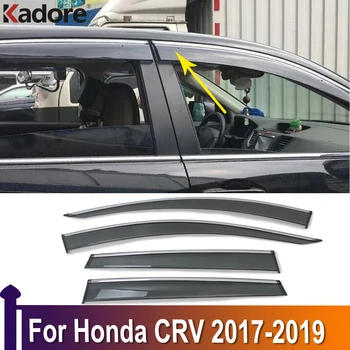 Okno avtomobila Vizir Kritje Pribor Za Honda CRV CR-V 2017-2019 Okno Ščitnik proti Soncu Stražar Dež Vent Deflektor Ščit Dodatki