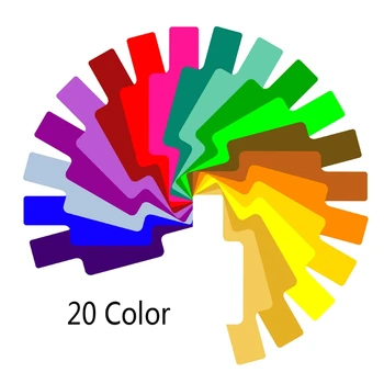 OOTDTY Kamere Filtri 20 Barvni Fotografski Barvni Gel Filter Kartice, Nastavitev Bliskavice Speedlite za Canon, Nikon