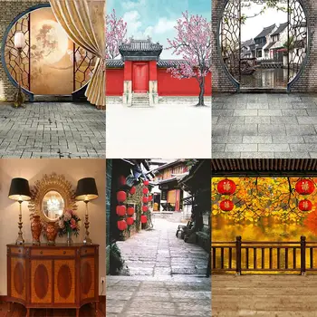Orientalski Klasične Arhitekture Kitajski Stil Fotografije Vinil Ozadju Stene Dekor Photocall Ozadje za Photo Studio Rešitve