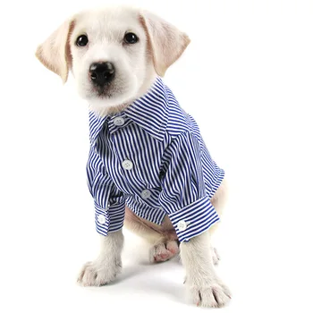 Pomlad Poletje Ljubljenčka Psa Oblačila za Majhne Pse Oblačila za Hišne živali Stripes Rokavi Psa Dodatki Chihuahua Kostum Pug Oblačila XS-XL