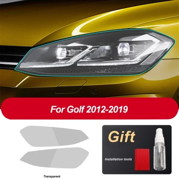 Primerna Za Volkswagen VW Golf7 MK7 2012-2019 HDCar Smerniki Odtenek Zaščitno folijo Tailight TPUSticker AutoHeadlight Dekor Film