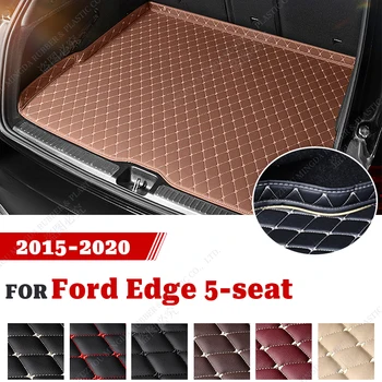 Prtljažniku Avtomobila Mat Za Ford Edge 5-Sedež 2015 2016 2017 2018 2019 2020 2021 Po Meri Avto Opremo Auto Notranje Opreme