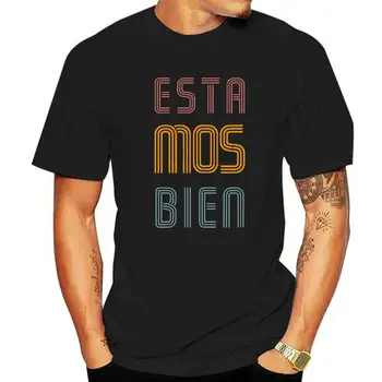 Puerto Rico Estamos Bien Retro Vintage Barve Urban T-Majica Bombaž Moški Majica S Kratkimi Rokavi Za Udobno Tees Novo, Ki Prihaja Edinstven
