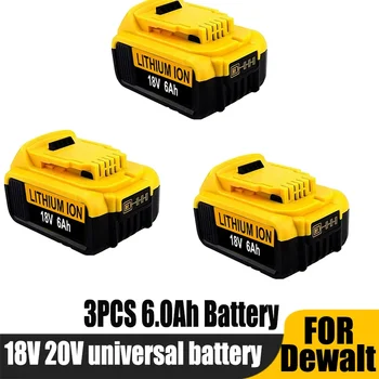 Resnično 18V/20 Volt MAX 6.0 Ah DCB200 Zamenjava Li-ionska Baterija za DeWalt DCB205 DCB201 DCB203 električno Orodje, Baterije